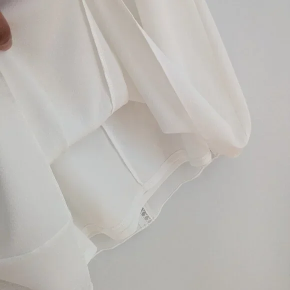 Lulus Dress XS White Hey Doll Ivory Lace Shift Dress Romantic Party Shower Bride - Picture 11 of 13